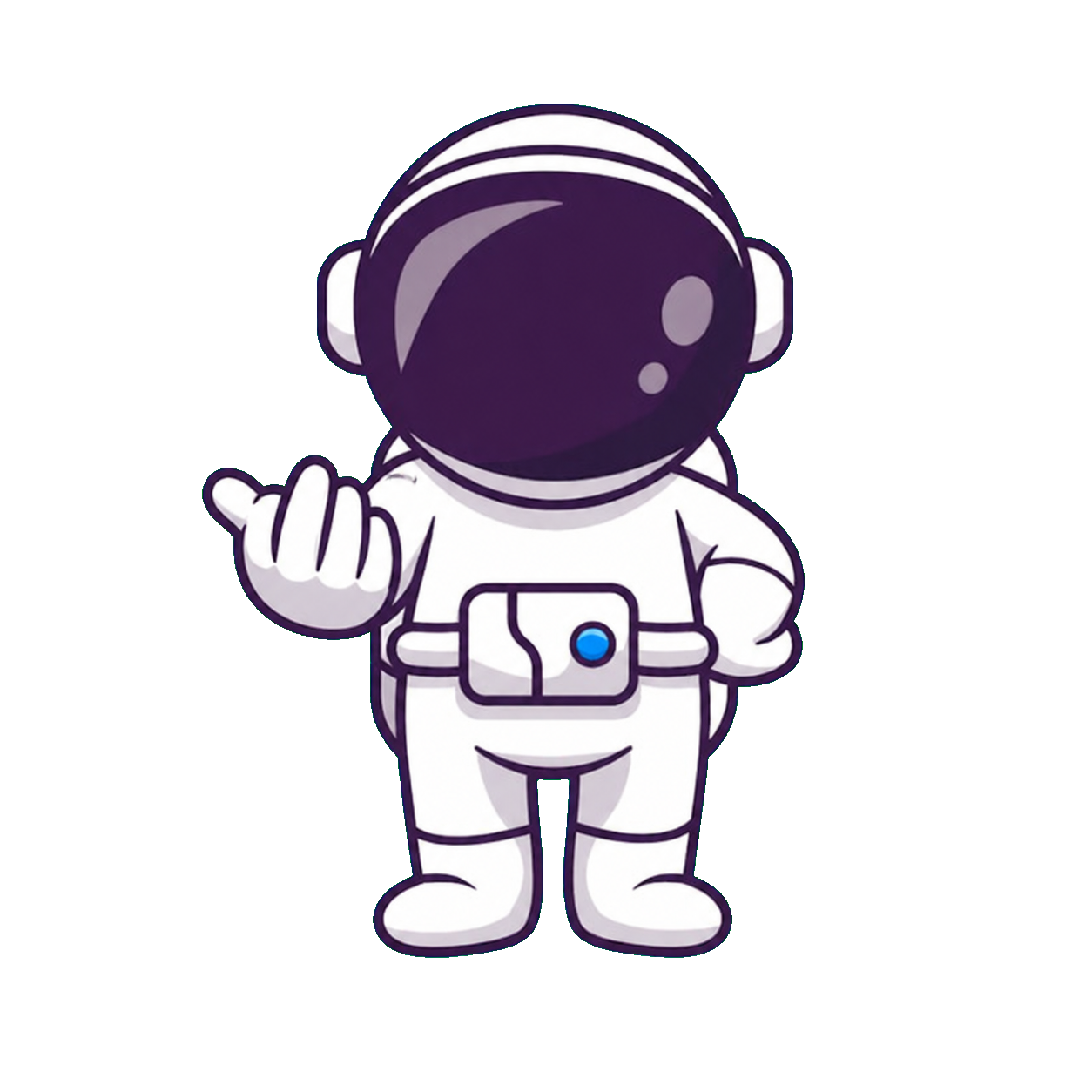 Mascote Astronauta TOP Solution
